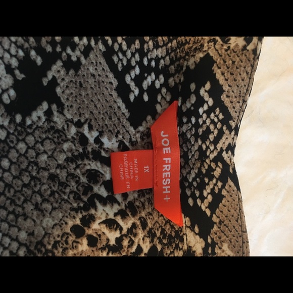 Top Snake skin pattern 1X NEW - Picture 3 of 4